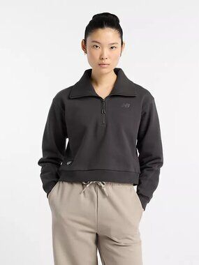 New Balance NBX Lunar New Year Half Zip in Black Cement